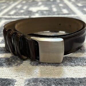 linea pelle women’s genuine leather belt size M